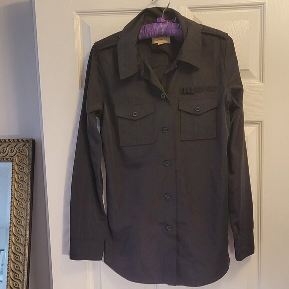 Elizabeth and James New Bedford Military Style Jacket/Shirt - Picture 2 of 6
